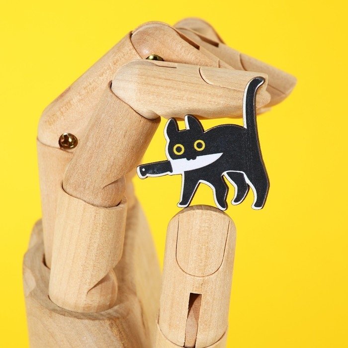 Значок деревянный «Не беси меня», серия мемы , 3,5 х 3,3 см Значок деревянный «Не беси меня», серия мемы , 3,5 х 3,3 см