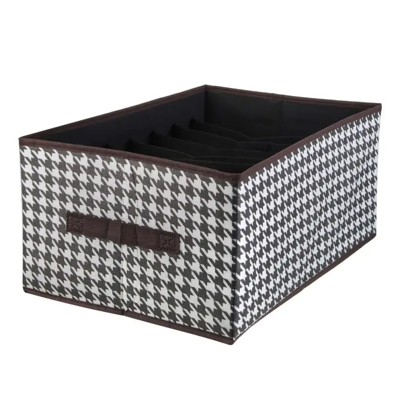 Органайзер для хранения тм VETTA Вудхауз, 6 отделов, полипропилен, картон, 44*30*20см