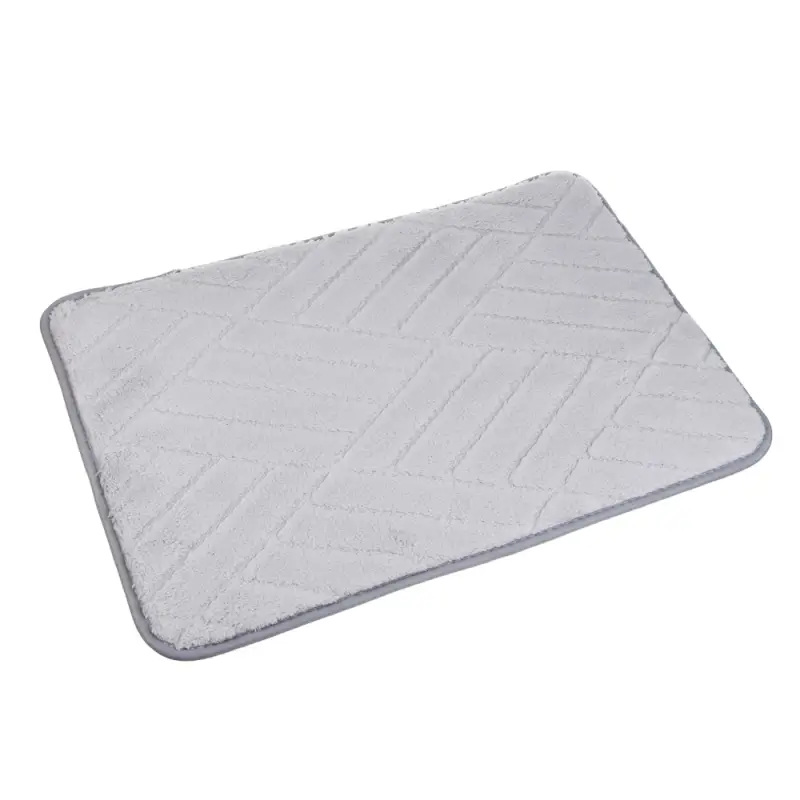 Коврик для ванной тм VETTA Брикс, вельвет, 40x60 см, 2 цвета