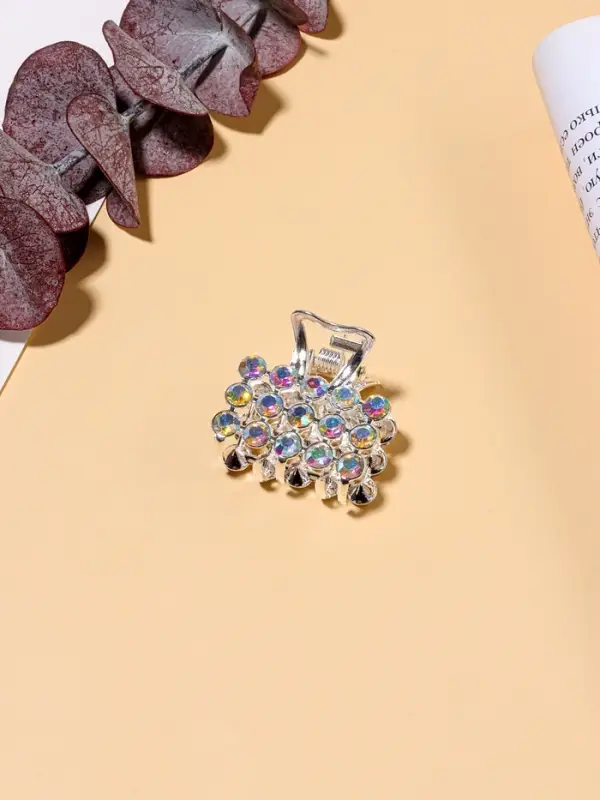 Крабик для волос «Классик», 2.5 см, серебро Крабик для волос «Классик», 2.5 см, серебро