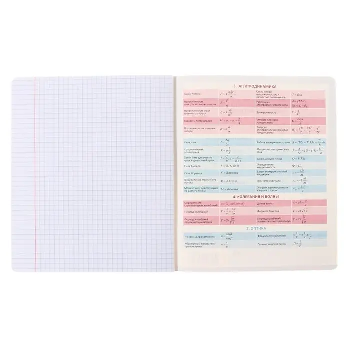 Тетрадь предметная &laquo;Физика&raquo;, 36 листов в клетку, ErichKrause Timeline