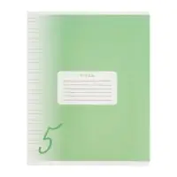 Набор тетрадей 12 листов в узкую линейку Calligrata "Пятёрка. Зелёная", обложка мелованный картон, 10 шт.