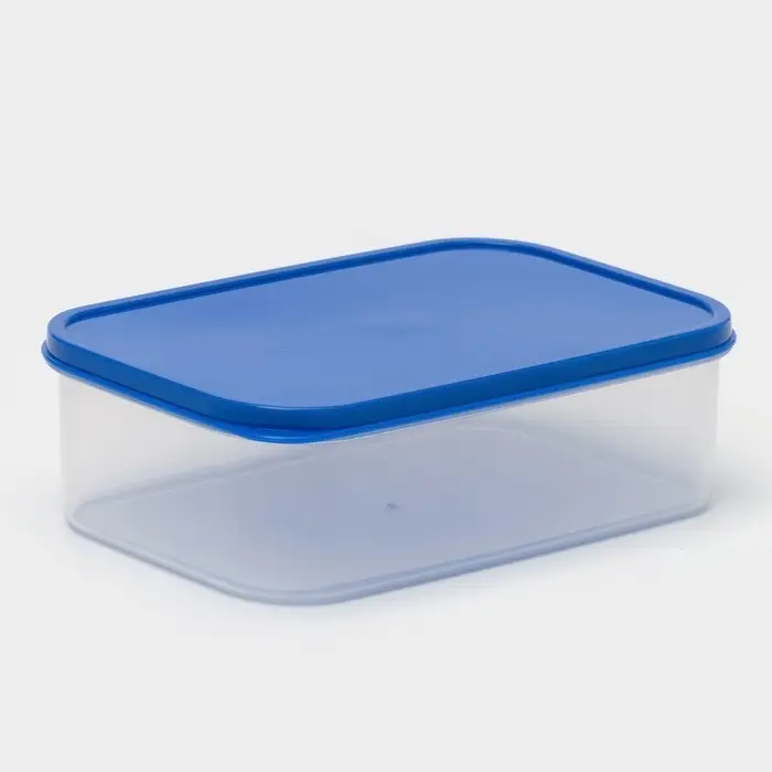 Контейнер пищевой Доляна, 1,2 л, цвет синий Контейнер пищевой Доляна, 1,2 л, цвет синий