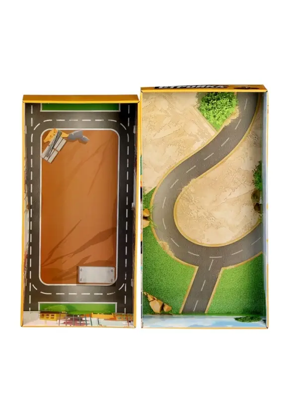 АВТОГРАД Игровой набор АВТОГРАД Игровой набор "Стройка", стройтехника и кинетический песок