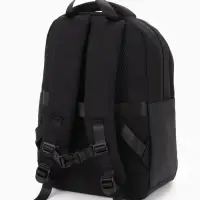 Рюкзак школьный, 2 отделения, 4 кармана, водонепроницаемое дно, 27&times;13&times;38.5 см, чёрный