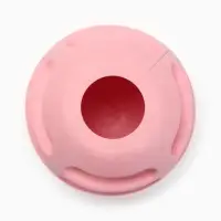 Мяч для собак &laquo;Полосатик&raquo;, 6 см, рифлёный, TPR, розовый