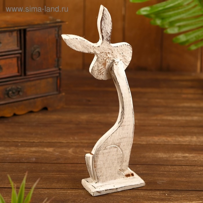 Сувенир на подставке «Заяц», 15×4.5×31 см, дерево Сувенир на подставке «Заяц», 15×4.5×31 см, дерево