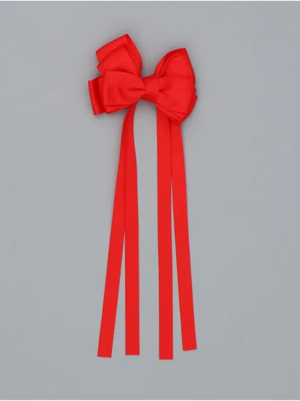 Бант для волос на заколке с лентами, цвет красный, Винкс Бант для волос на заколке с лентами, цвет красный, Винкс
