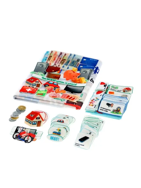 Игра-конструктор &laquo;Финансовая грамотность&raquo;, 139 деталей