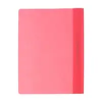 Папка-скоросшиватель Calligrata, А4, 120 мкм, розовая, прозрачный верх