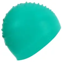 Шапочка для плавания взрослая ONLYTOP, резиновая, обхват 54-60 см, МИКС