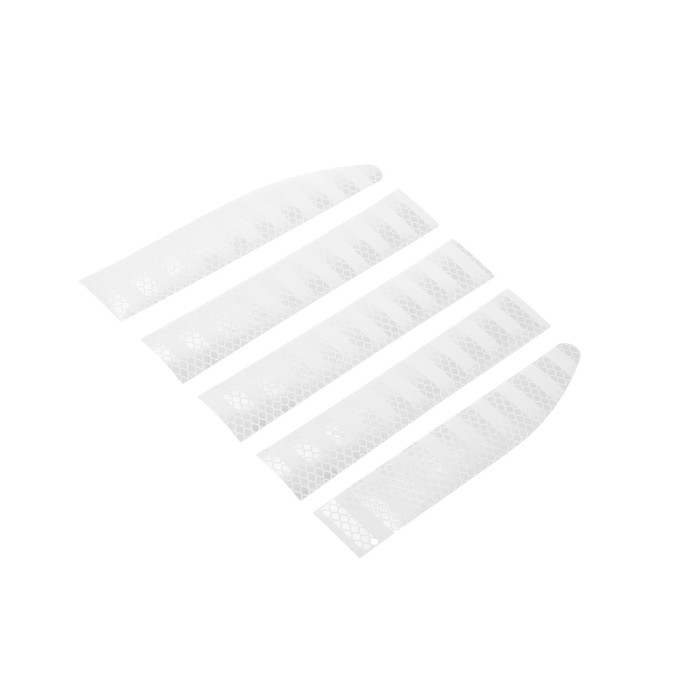 Наклейка светоотражающая 91×3,5 см на кузов авто, белый Наклейка светоотражающая 91×3,5 см на кузов авто, белый