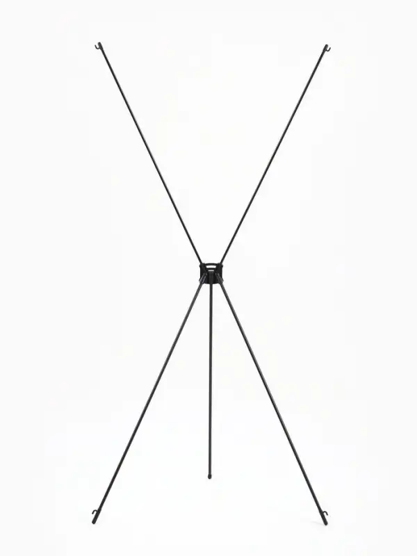 Стойка-стенд рекламный "Паук" для баннера 80х180 см, цвет чёрный