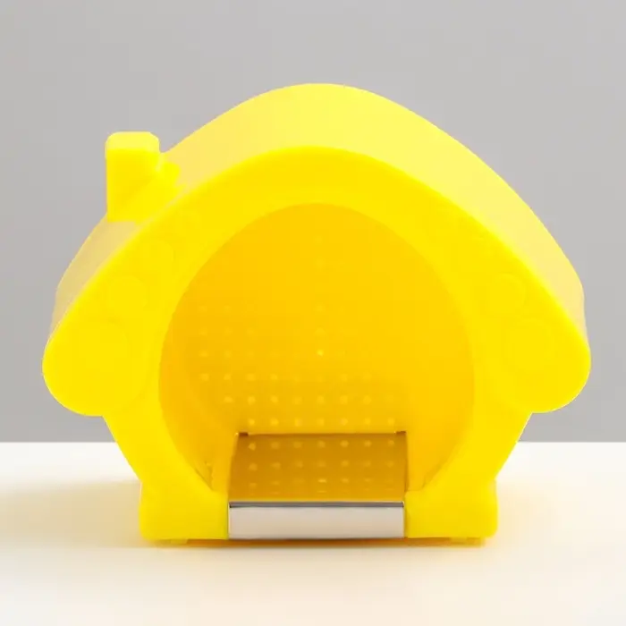 Домик для грызунов, 13.5&times;9&times;10.5 см, охлаждающий, пластик, жёлтый