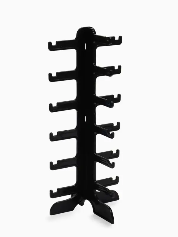 Подставка под очки 6 мест, 16&times;14.5&times;35.5 см, чёрная