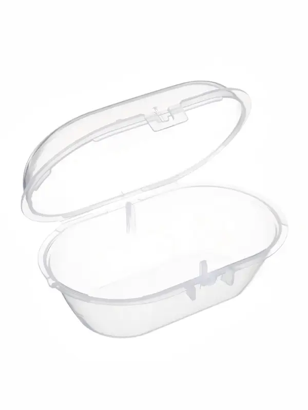 Набор классических пустышек, 2 шт., латекс, нюд/персиковый, в контейнере, от 6 мес., M&B Набор классических пустышек, 2 шт., латекс, нюд/персиковый, в контейнере, от 6 мес., M&B