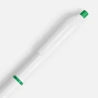 Ручка шариковая Bright Pop, белая с зеленым