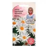 Семена цветов Нивяник "Серебряная принцесса", 0,1 г