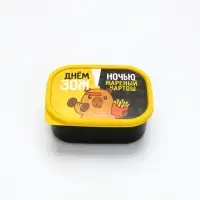 Ланч-бокс прямоугольный «ЗОЖ», 500 мл Ланч-бокс прямоугольный «ЗОЖ», 500 мл