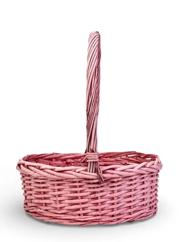 Набор корзин 3 шт ИВА 38x38x14 33x33x12 27х27x12 см ПЛЕТ ручка h=20/18/16 см