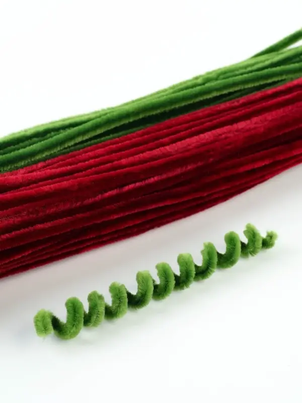 Синельная проволока 100 шт.,30&times;0.8 см, боровая, и, зелёная