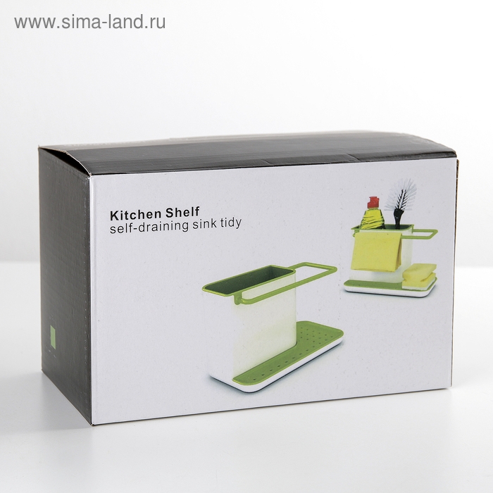 Подставка для ванных и кухонных принадлежностей, 21×11×12 см, цвет МИКС Подставка для ванных и кухонных принадлежностей, 21×11×12 см, цвет МИКС