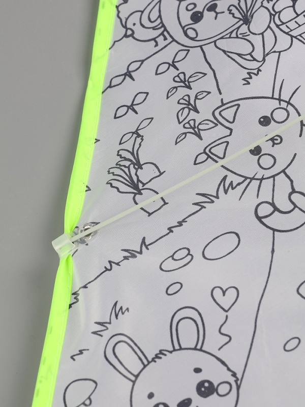 Funny toys Воздушный змей - раскраска, зверятки, 80 см Funny toys Воздушный змей - раскраска, зверятки, 80 см