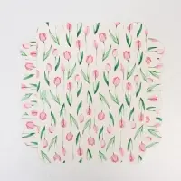 Коробка для печенья, кондитерская упаковка с пластиковой крышкой, &laquo;8 марта&raquo;, 21&times;21&times;3 см