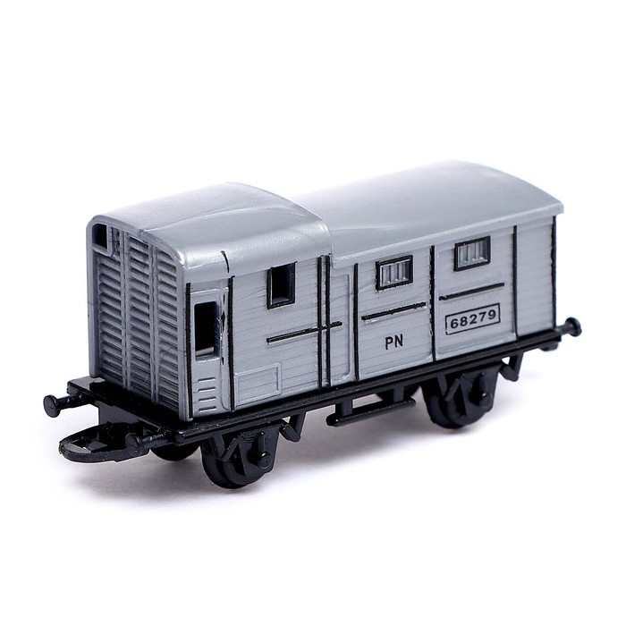 Поезд металлический «Классика», с 4 вагонами, инерция, МИКС Поезд металлический «Классика», с 4 вагонами, инерция, МИКС