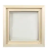 Окно, 60×60см, однокамерный стеклопакет, осина Окно, 60×60см, однокамерный стеклопакет, осина