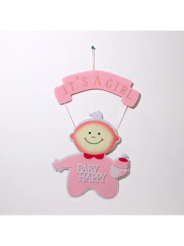 Украшение на гендер пати &laquo;Подвеска Baby Happy Girl&raquo;, 32&times;32&times;52 см