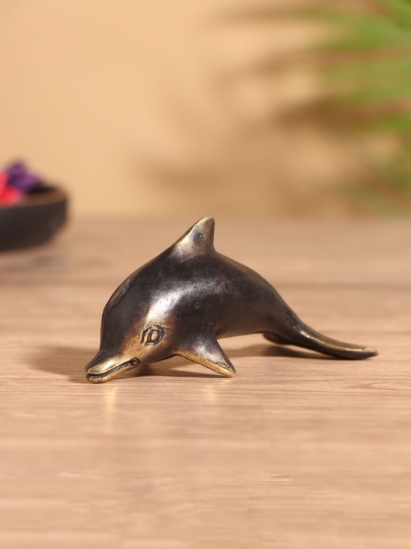 Сувенир бронза "Дельфин" 9х4х4 см