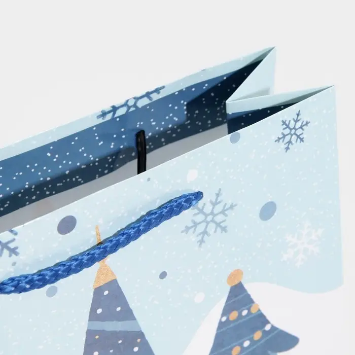 Пакет подарочный новогодний ламинированный «Сказочного!», ML 21 х 25 х 8 см