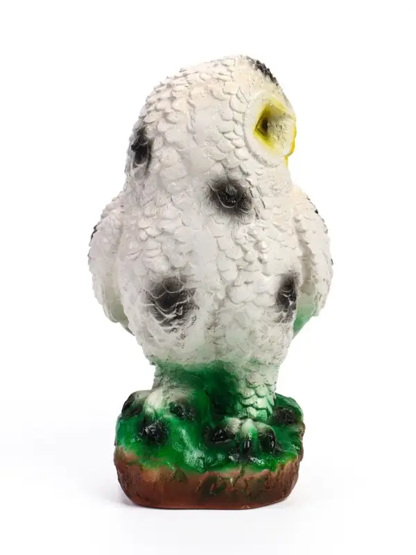 Садовая фигура из гипса &laquo;Сова полярная&raquo;, 24&times;15&times;15 см