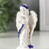 Сувенир полистоун "Девочка-ангел платье с лавандой - молитва" бело-фиолетовый 5,5х3,5х9,3 см 10902 Сувенир полистоун "Девочка-ангел платье с лавандой - молитва" бело-фиолетовый 5,5х3,5х9,3 см 10902