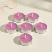 Набор свечей ароматических чайных &laquo;Сирень&raquo;, 6 шт.