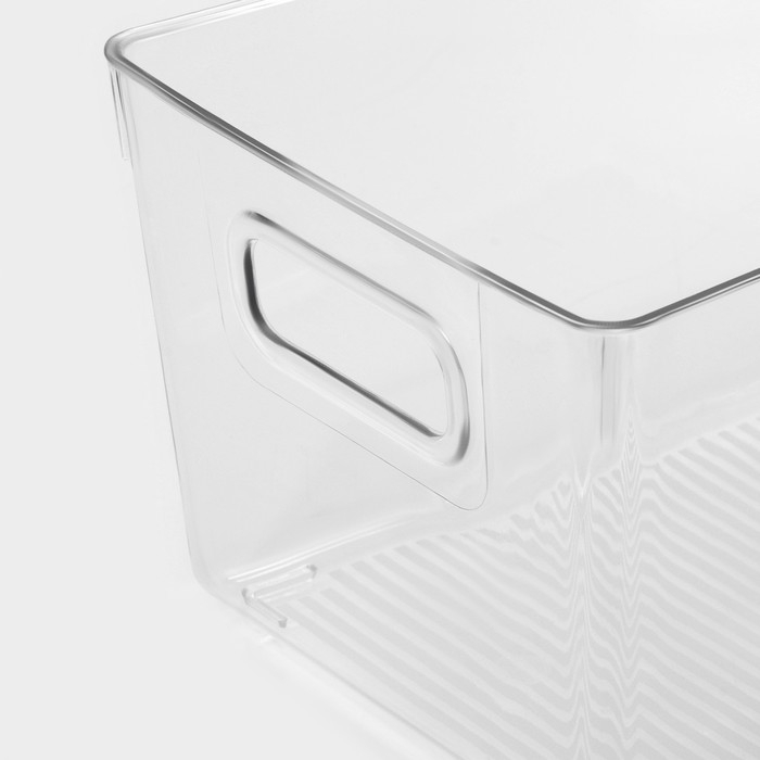 Контейнер для холодильника RICCO, 26,5×17×13 см, цвет прозрачный Контейнер для холодильника RICCO, 26,5×17×13 см, цвет прозрачный