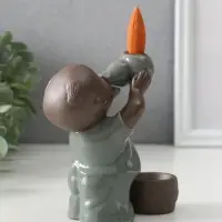Подставка для благовоний TAKE IT EASY &laquo;Мальчик пьет&raquo;, стелющийся дым, 13&times;8&times;9 см