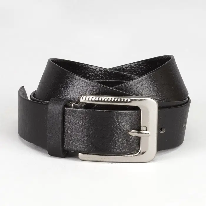 Ремень мужской, ширина 3 см, винт, пряжка металл, цвет чёрный