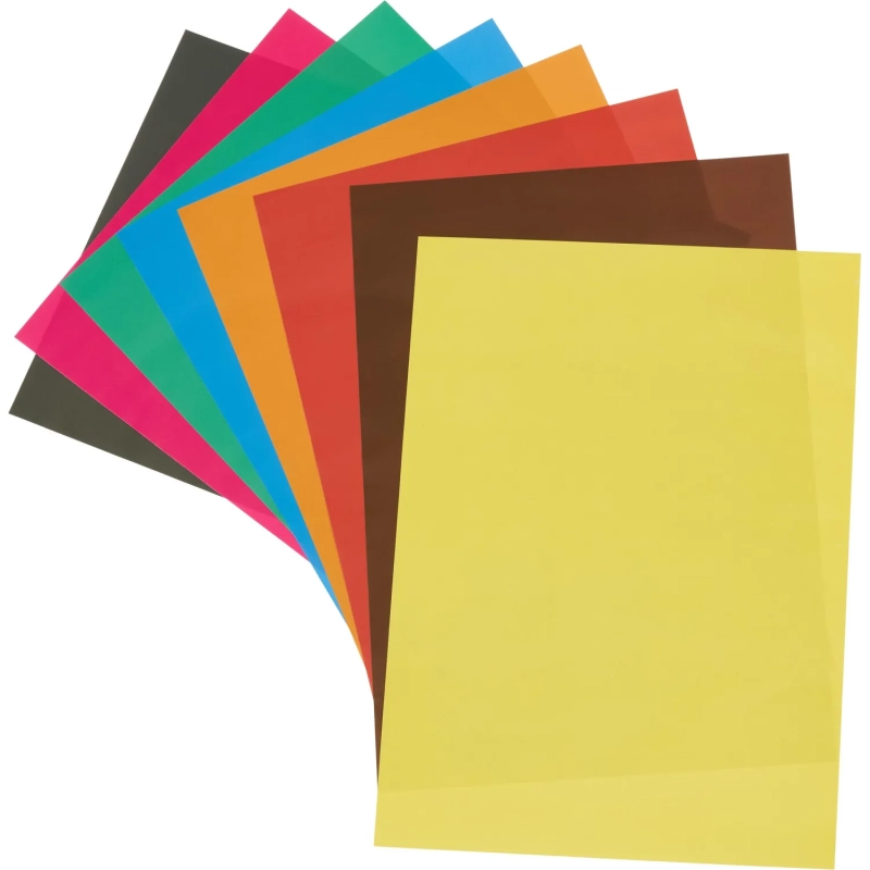 Бумага цветная 8л.8цв.А4 мелован Отличник