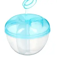 Контейнер для детского питания Крошка Я, 3 секции, ВИД 3, 180 мл., голубой