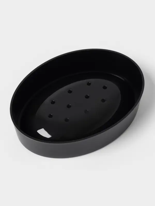 Аксессуары для ванной SAVANNA &laquo;Сильва&raquo;, 6 предметов, дозатор, мыльница, 2 стакана, ёршик, ведро, чёрные