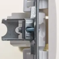 GLOSSA Розетка компьютерная RJ45 категория 5E перламутр в рамку