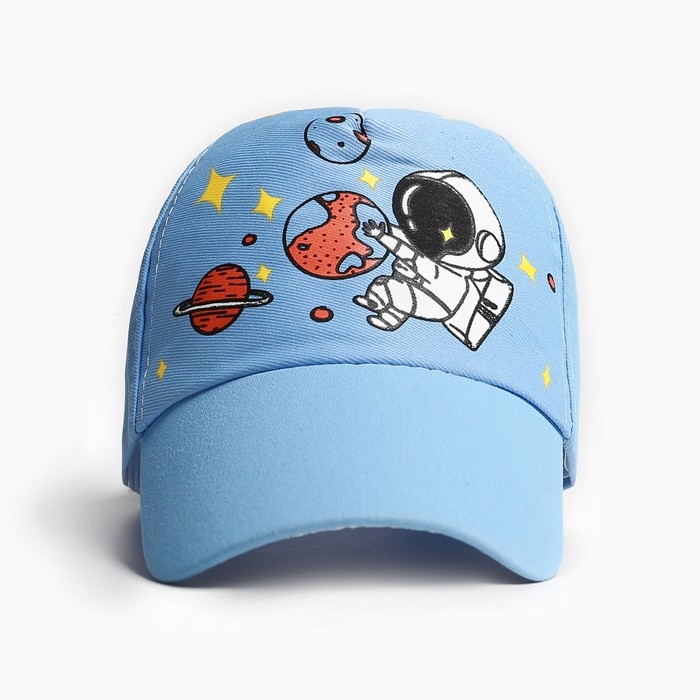Кепка детская MINAKU Кепка детская MINAKU "Космонавт" голубой, р-р 48-50