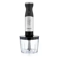 Блендер погружной BRAYER 1244BR, 800 Вт, 4 насадки, стакан 700 мл, чаша 500 мл, чёрный