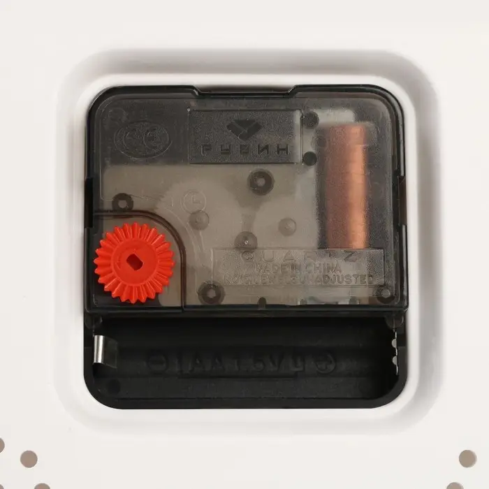 Часы настенные интерьерные, бесшумные, плавный ход, 29&times;29 см, белые, от батарейки 1&times;АА