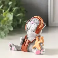 Фигурка полистоун &laquo;Кот летчик&raquo;, 6.3&times;8.7&times;7.5 см