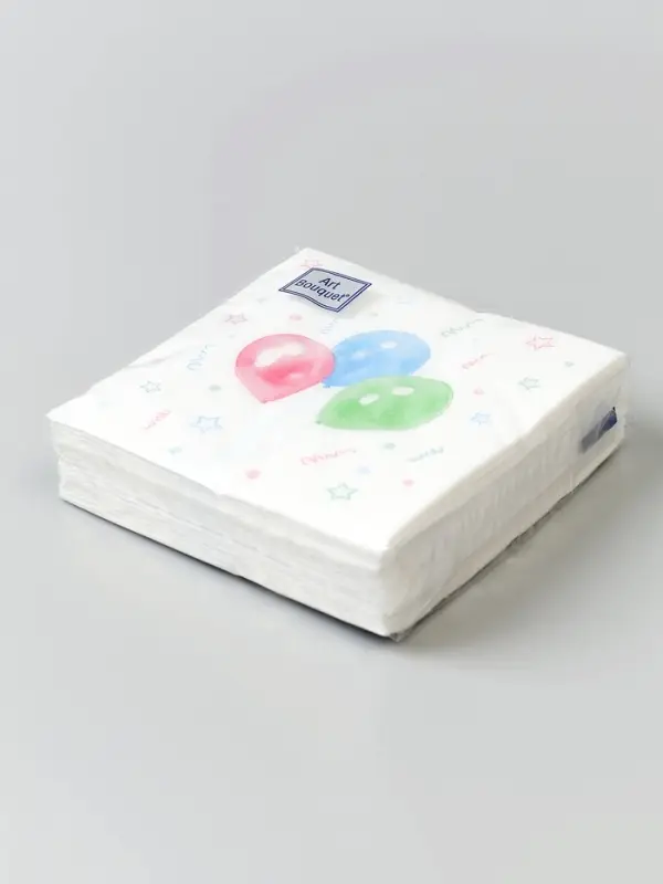 Весёлый праздник, Салф. Art Bouquet 20х20 2 слоя 30л/26, шт