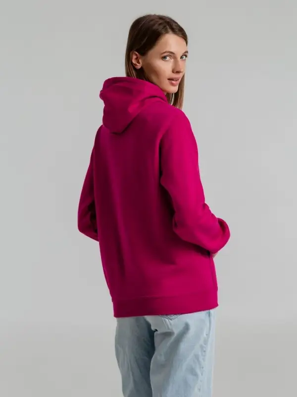 Толстовка с капюшоном Snake II ярко-розовая (фуксия), размер XS Толстовка с капюшоном Snake II ярко-розовая (фуксия), размер XS