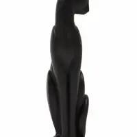 Фигурка гипс &laquo;Кошка Грация&raquo;, чёрная, 6&times;7&times;23 см